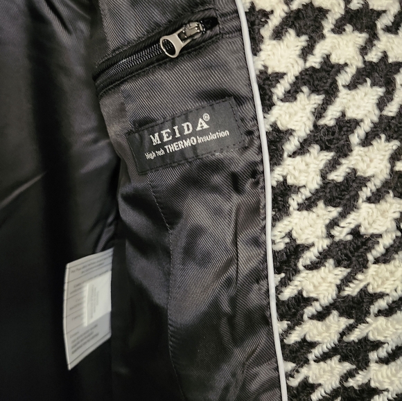 NEW Junge houndstooth coat sz 6 - Picture 3 of 7